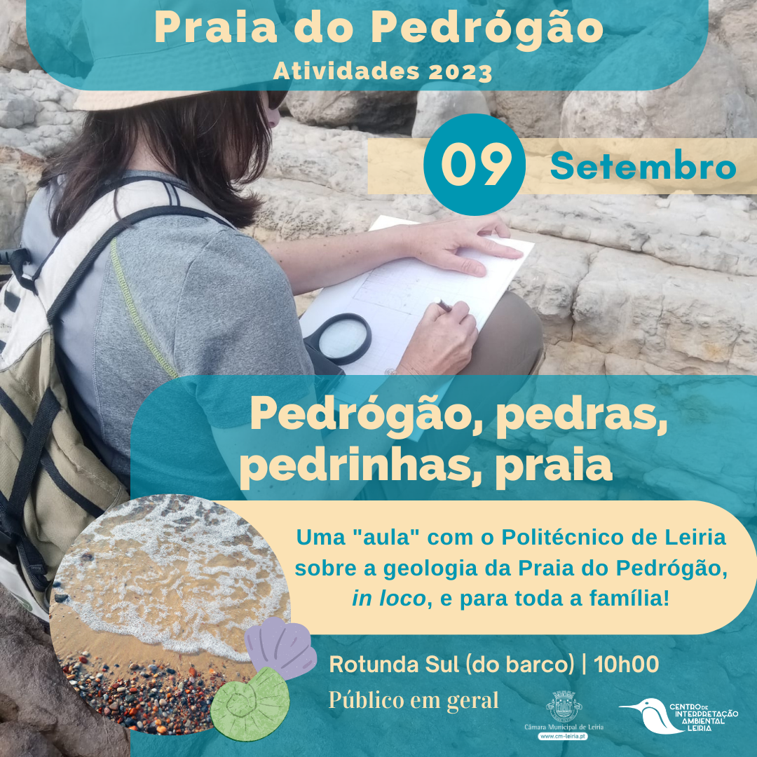 Imagem Pedrógão, Pedras, Pedrinhas, Praia - 09 setembro | 10h00